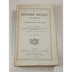 La Réforme Sociale en France Tome troisième