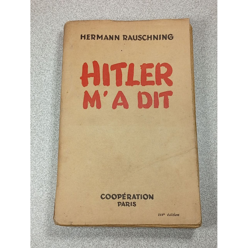 Hitler m'a dit