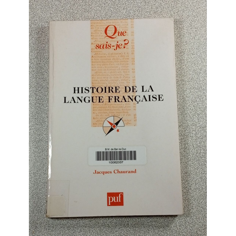 Histoire de la langue française