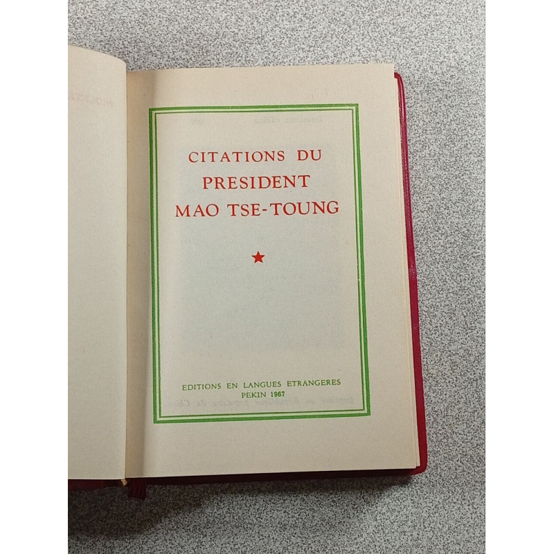 Citations du Président Mao Tse-Toung