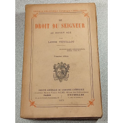 Le Droit du Seigneur au Moyen Age - Troisième édition