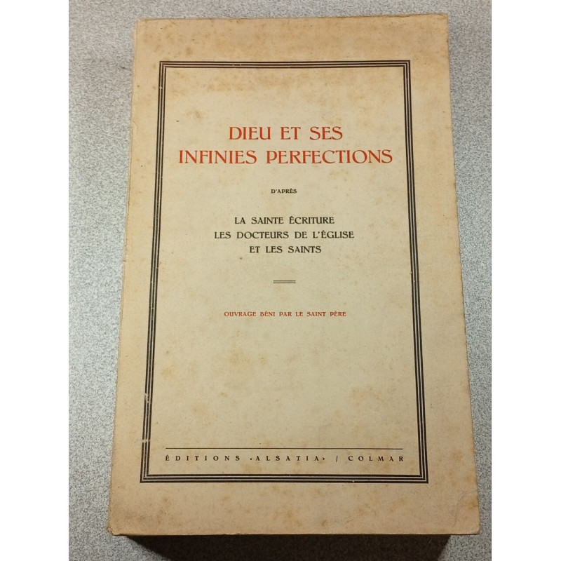 Dieu et ses infinies perfections