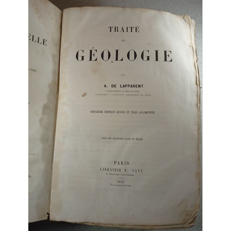Traité de Géologie