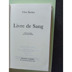 Livre de sang