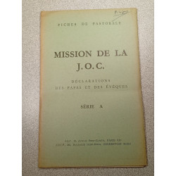 Mission de la J.O.C. série A