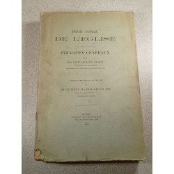 Droit public de l'église: Principes généraux