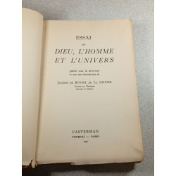 Essai sur Dieu l'Homme et l'Univers