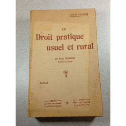Le Droit pratique usuel et rural