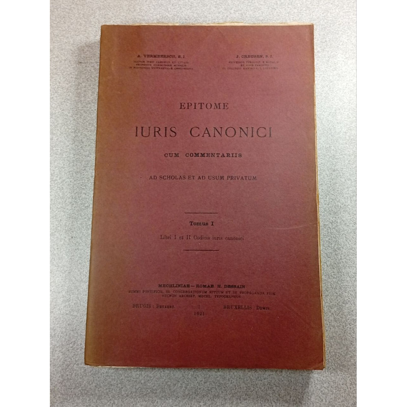 Epitome Iuris Canonici Cum Commentariis Tome 1