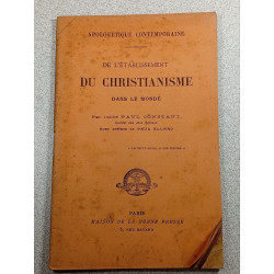 De l'établissement du christianisme dans le monde