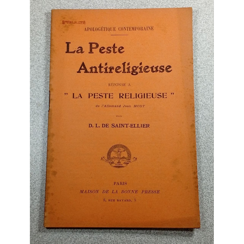 La Peste Antireligieuse