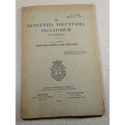 De Reticentia Voluntaria Peccatorum in Confessione