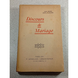 Discours de Mariage