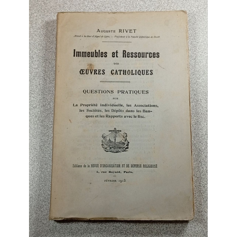 Immeubles et Ressources des Œuvres Catholiques - QUESTIONS PRATIQUES