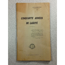 Cinquante années de laïcité