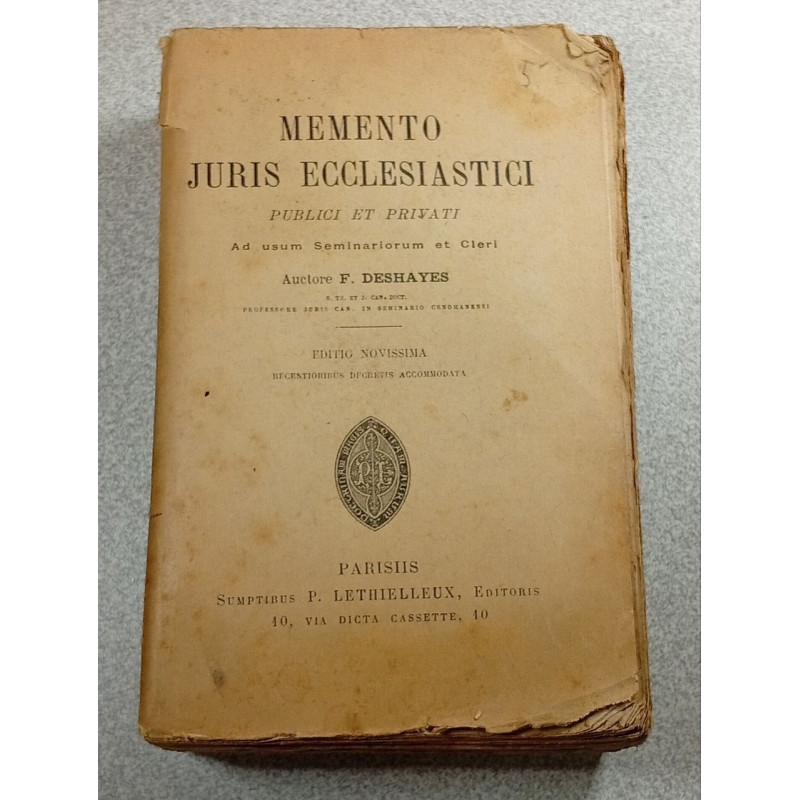 Memento Juris Ecclesiastici