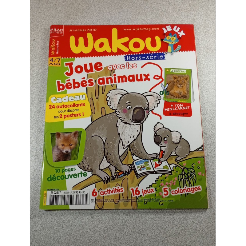 Wakou n°1005H: Joue avec les bébés animaux