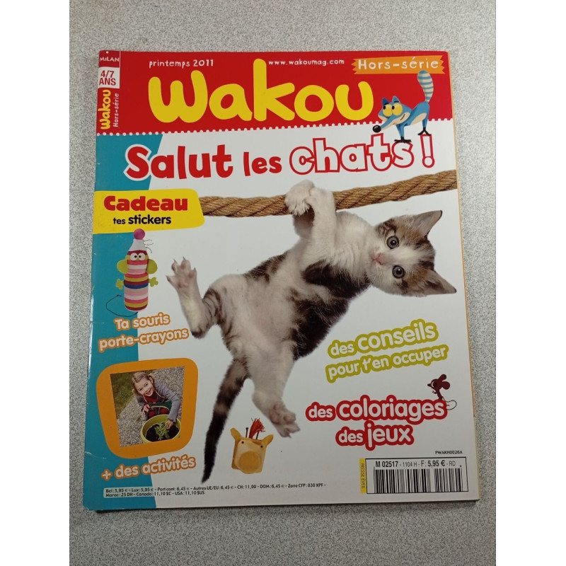 Wakou n°1104H - Salut les chats