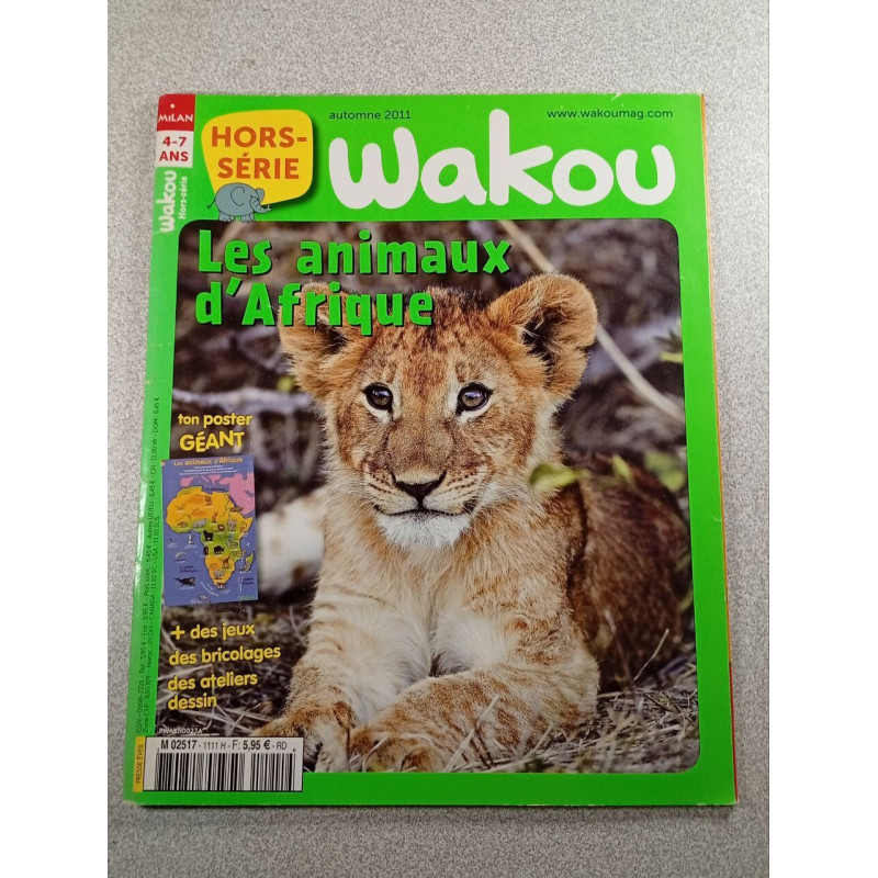 Wakou n°1111H Les animaux d'Afrique