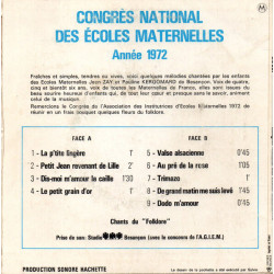 Congrès National Des Ecoles Maternelles - Année 1972