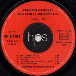 Congrès National Des Ecoles Maternelles - Année 1972
