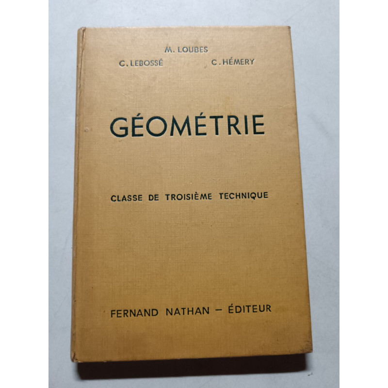 Géométrie classe de troisieme technique