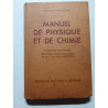 Manuel de physique et de chimie