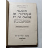 Manuel de physique et de chimie
