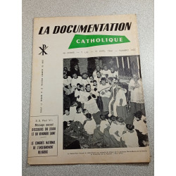 La Documentation Catholique n°1422
