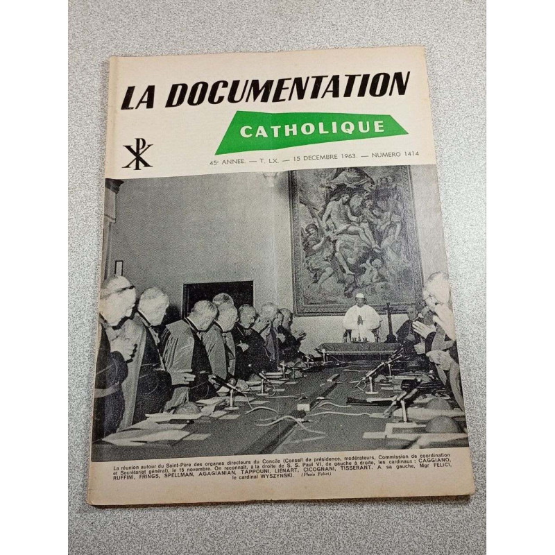 La Documentation Catholique n°1414