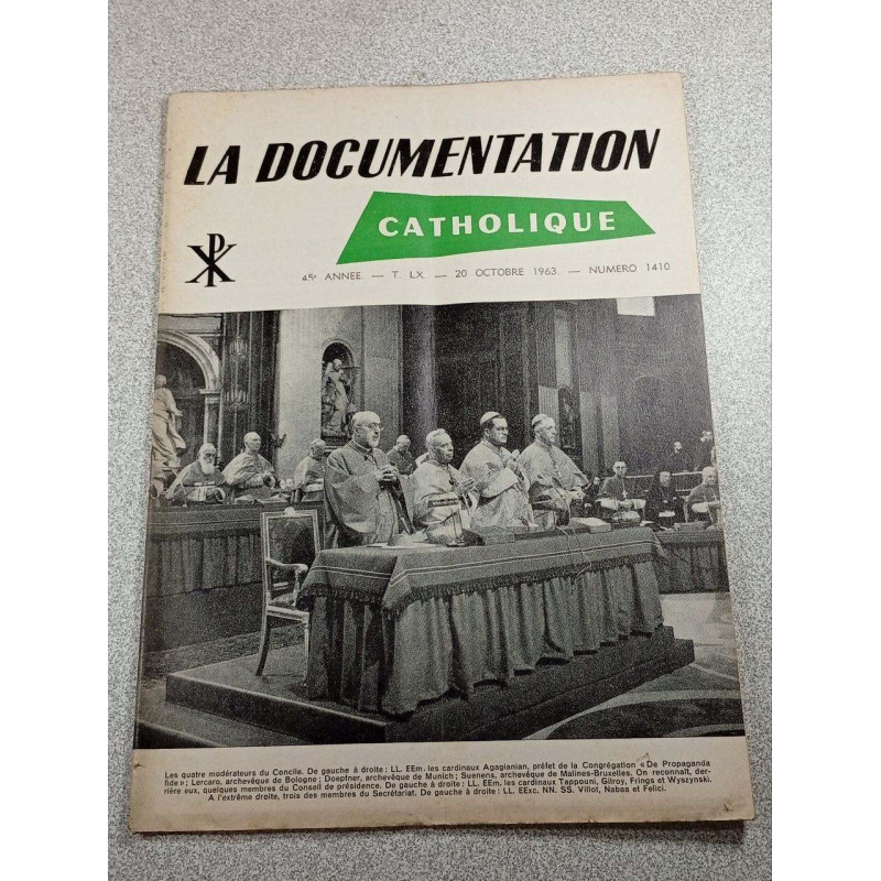 La Documentation Catholique n°1410