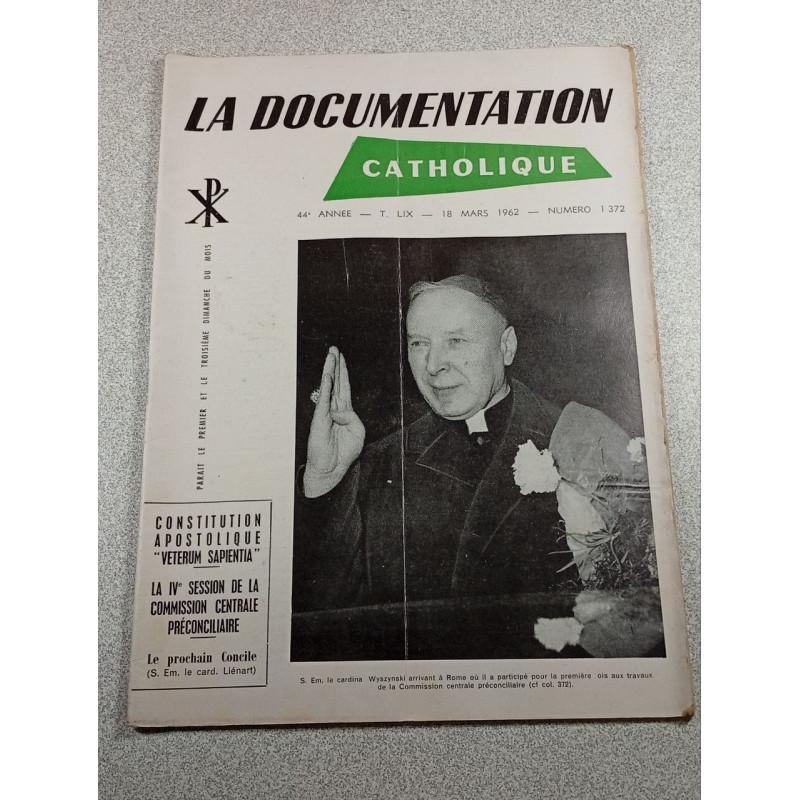 La Documentation Catholique n°1372