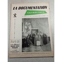 La Documentation Catholique n°1370