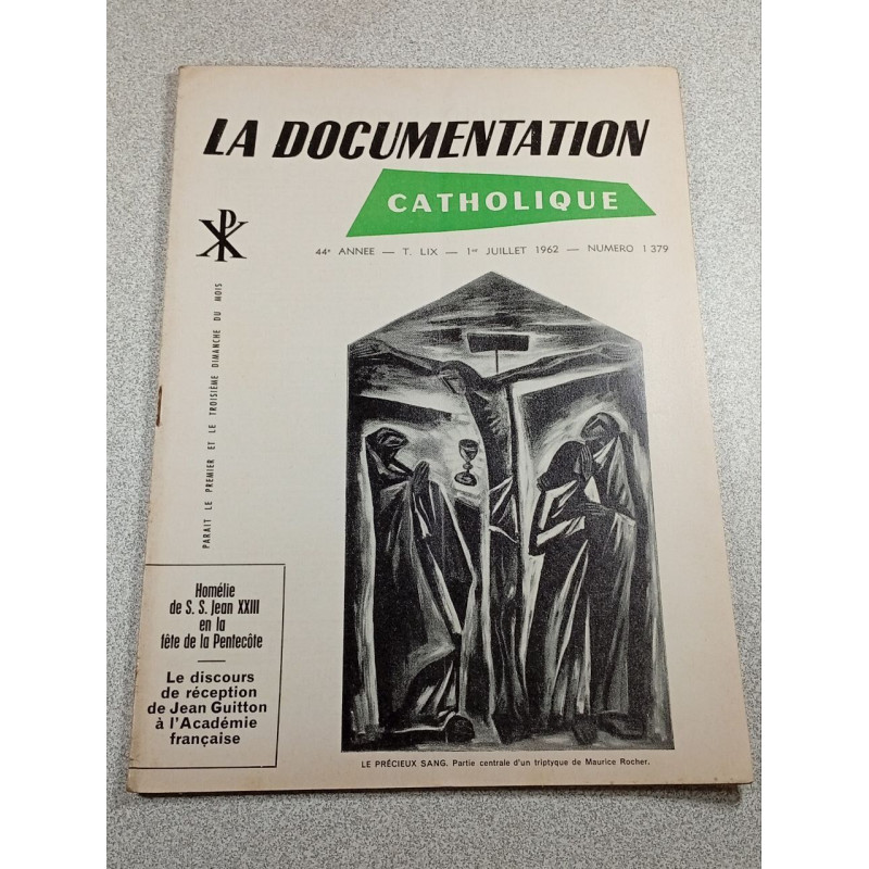La Documentation Catholique n°1379
