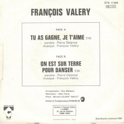 Tu As Gagné Je T'aime
