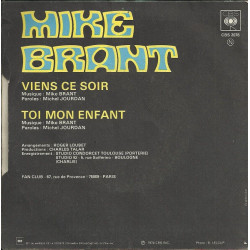 Viens Ce Soir / Toi Mon Enfant