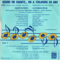 Quand On Chante On A Toujours 20 Ans