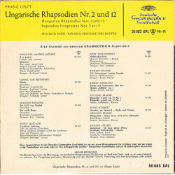 Ungarische Rhapsodien Nr. 2 Und 12