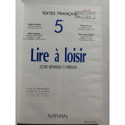 Lire à loisir
