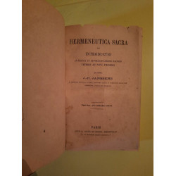 J.-H. Janssens - Hermeneutica Sacra seu Introductio in omnes et...