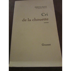 Cri de la chouette Grasset