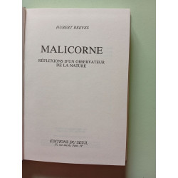 Malicorne. Réflexions d'un observateur de la nature