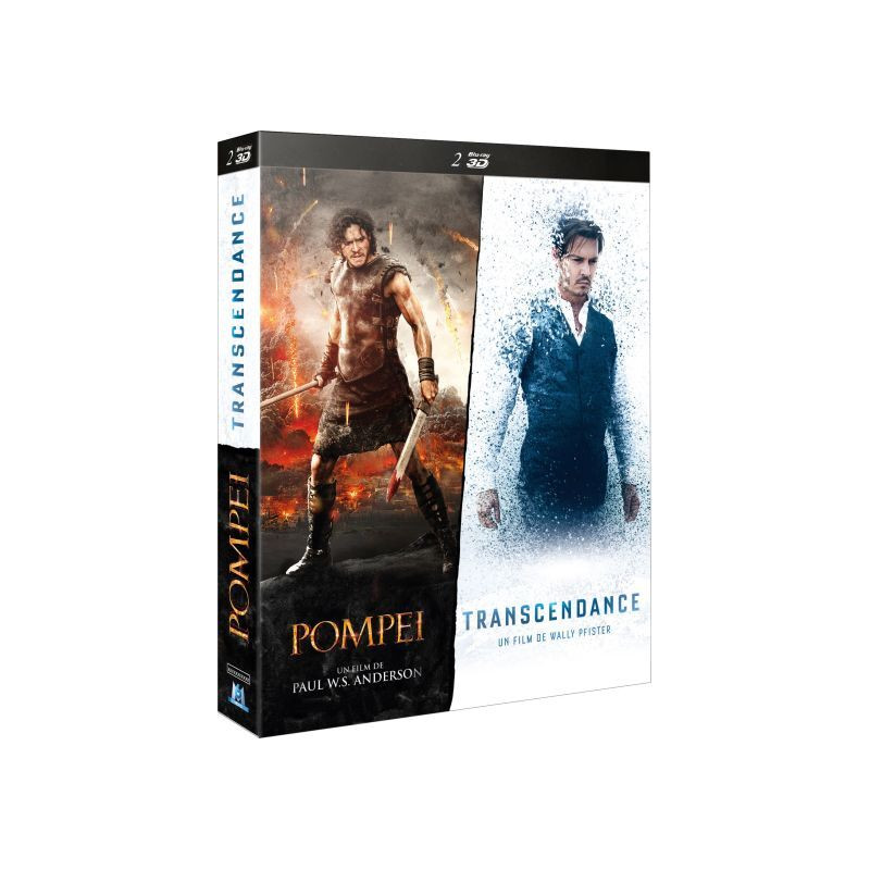 Pompei 3D + Transcendance 3D [Blu-ray 3D] (NEUF SOUS BLISTER)