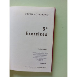 Savoir le français 5e