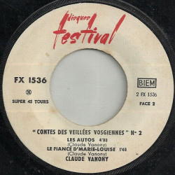 Contes Des Veillées Vosgiennes N° 2