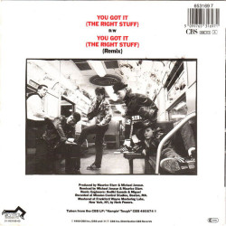 You Got It (The Right Stuff)
