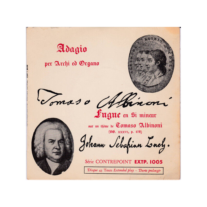 Adagio Per Archi Ed Organo / Fugue En Si Mineur Sur Un Thème De...