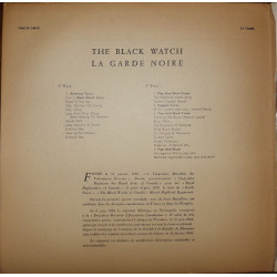 The Black Watch La Garde Noire