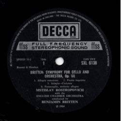 Cello Symphony Op. 68 / Cello Concerto In C