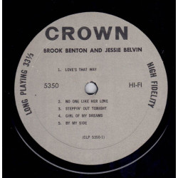 Brook Benton And Jessie Belvin